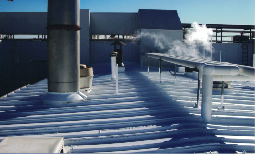 Another cold November morning photo of the finished roof.
